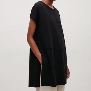 Cos Square-cut Jersey Tunic Top